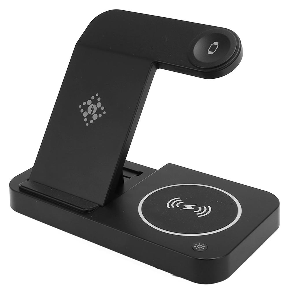 4 In 1 Wireless Charger with Foldable Stand Multifunctional Charging Station for Phone Headphone