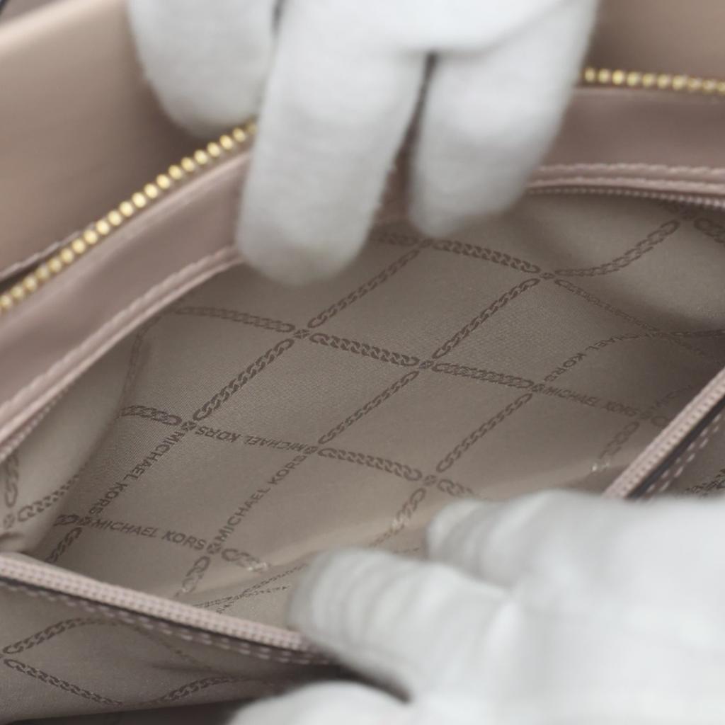 Michael Kors Стеганая сумка через плечо Сумка-портмоне кожаная розовая бежевая Женская 30FIGUSS6L Б/у