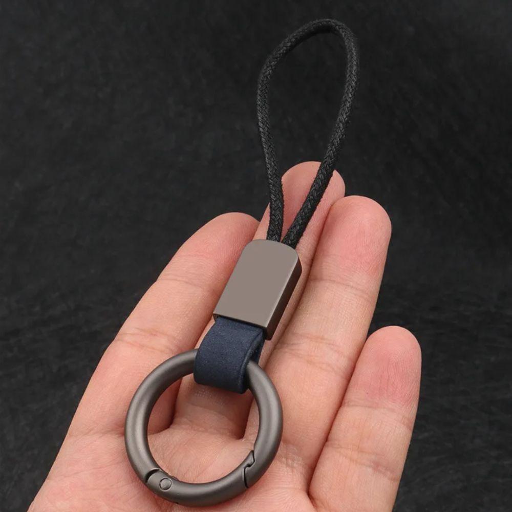 Multifunctional Leather Waist Hanging Key Chain Zinc Zinc Alloy Car Trinket Keyring Men Birthday