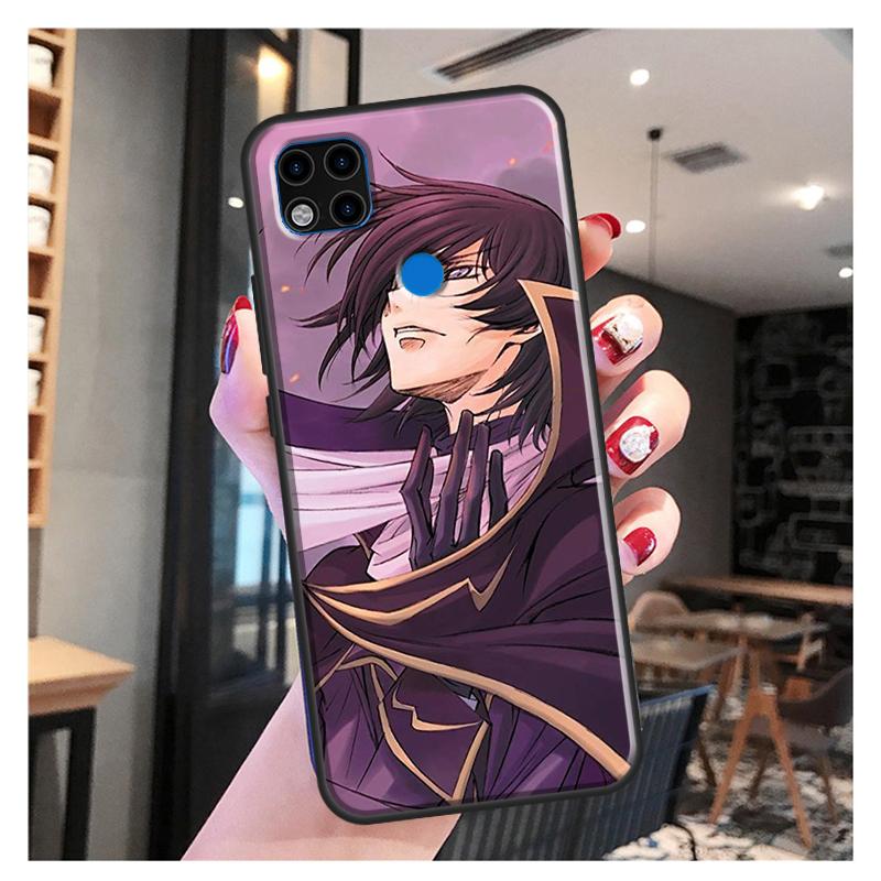 Чехол Lelouch Code Geass для Xiaomi Redmi Note 10 Pro Note 9 Pro Note 11 Pro 8T 9S 10S 10 9A 9T 9C