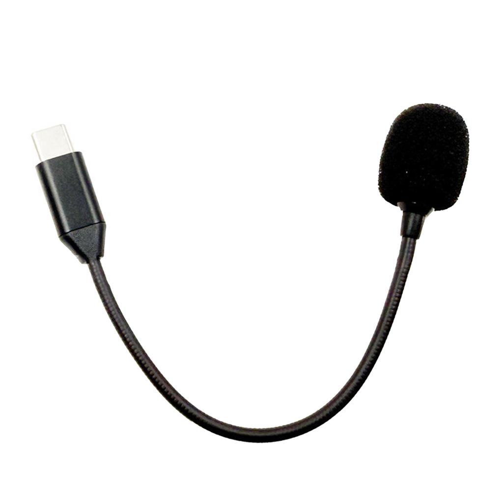 USB C Компьютерный Микрофон для Телефона/Планшета/ПК с Type C, Микрофон для Записи Видео с Гибкой Шеей для Влога