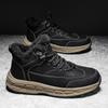 Fashion Warm Men Snow Boots Casual Leather Shoes Men's Winter Boots High-top Male with Fur Outdoor Cotton Shoe for Man Ankle Boots