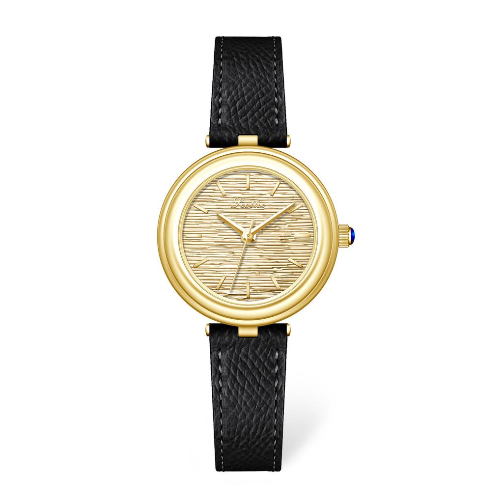 Belt Women's Watch Compact Watch 9725 Gold Retro Feeling