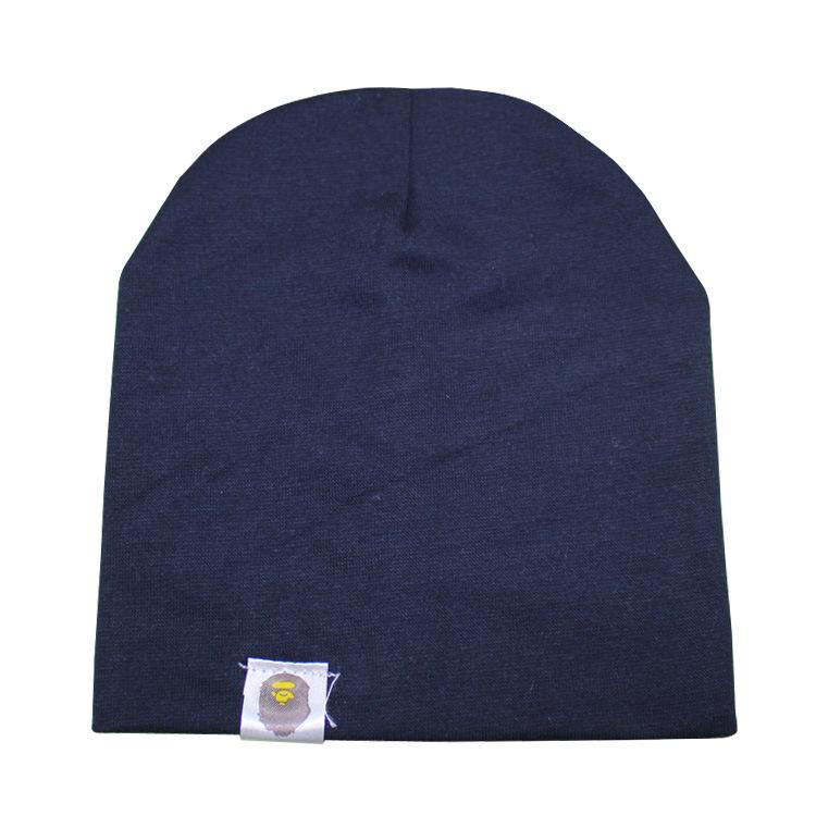 Новая детская уличная танцевальная хип-хоп шапка хлопковая шапочка весна осень малыша шапка для мальчиков и девочек зимняя теплая однотонная полосатая детская шапка