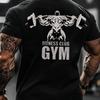 Спортивная мужская хлопковая футболка Атлетическая тренировка Фитнес Повседневный стиль Спортивная одежда Тренировка Производительность Уличный спортзал