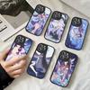 Чехол для телефона из кожи Колумбины Genshin Impact Для iPhone 15 14 13 Pro Max 12 11 16 Plus Чехол для телефона
