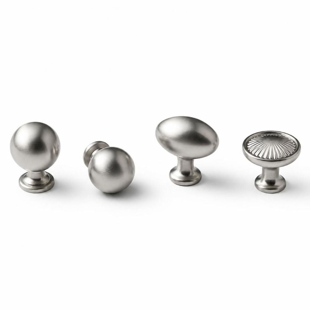 Silver Tone Drawer Pulls Zinc Alloy Cupboard Handles New Cabinet Door Handles Kitchen Cabinets