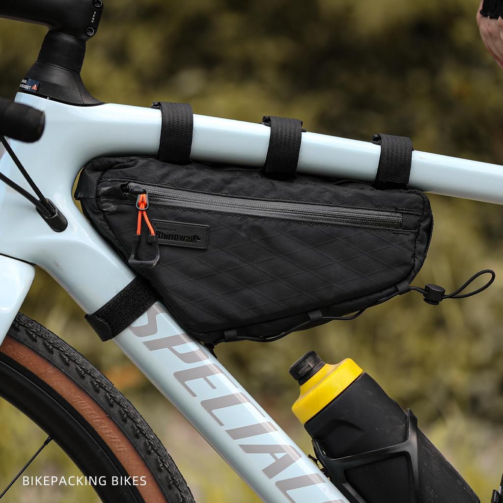 Rhinowalk Bicycle Frame Bag, Waterproof Triangle Bag, 1.8L, Professional Bicycle Accessory (M)