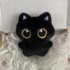 10cm Cute Black Cat Plush Toy Doll Small Pendant Pillow Soft Black Cat Plush Toy Doll Boy and Girl Birthday Gifts