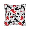Mickey Cartoon Pillowcase Polyester Cushion Cover Decor Pillow Case Cover Home Square 45X45cm