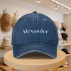Mens Baseball Cap Alexander a Stylish and Casual Hat Adjustable for Spring and Autumn Outings Travel Beach Vacations Uni