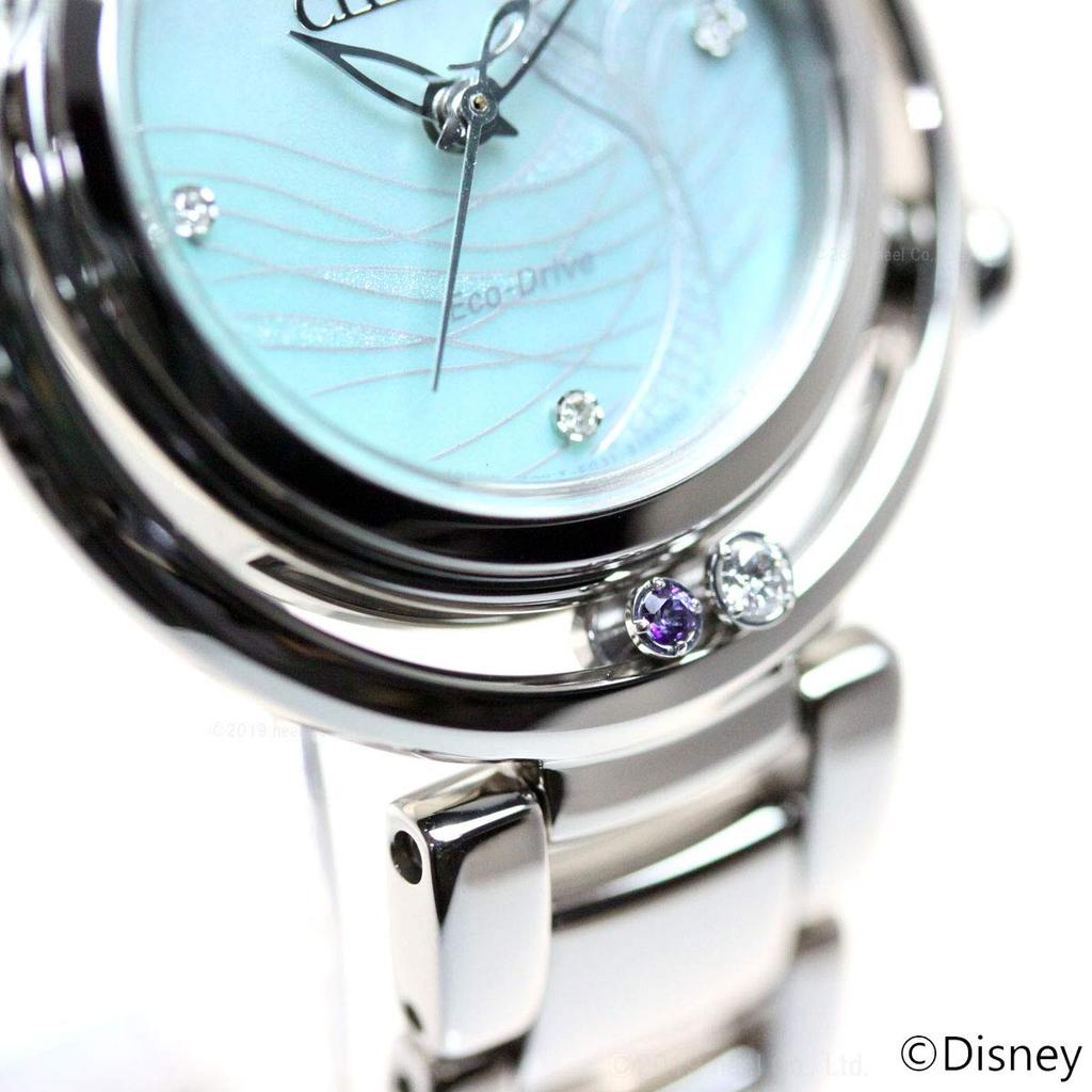 Citizen Elle Серия PRINCESS Русалочка Серебряные Часы Eco-Drive [ARIEL] EM0820-56N Женские