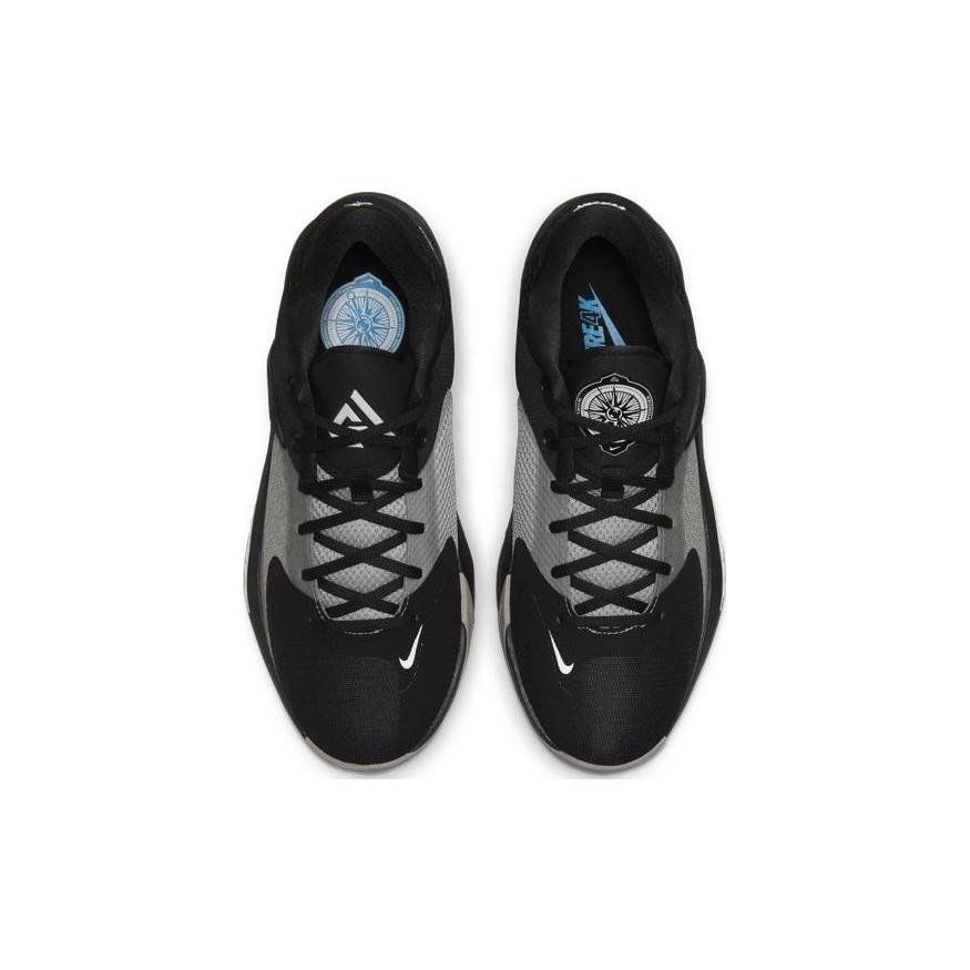 Nike Zoom Freak 4 EP 'Зевс' (унисекс) Черные / Белые / Светло-дымчато-серые Баскетбольные кроссовки DJ6148 001