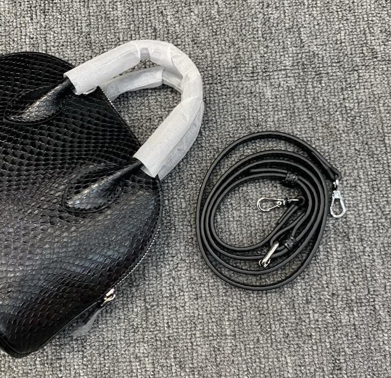 Женская сумка из натуральной кожи, кожа с рисунком под змею, 18 мини-сумок, сумка-ракушка, сумка через плечо на одно плечо