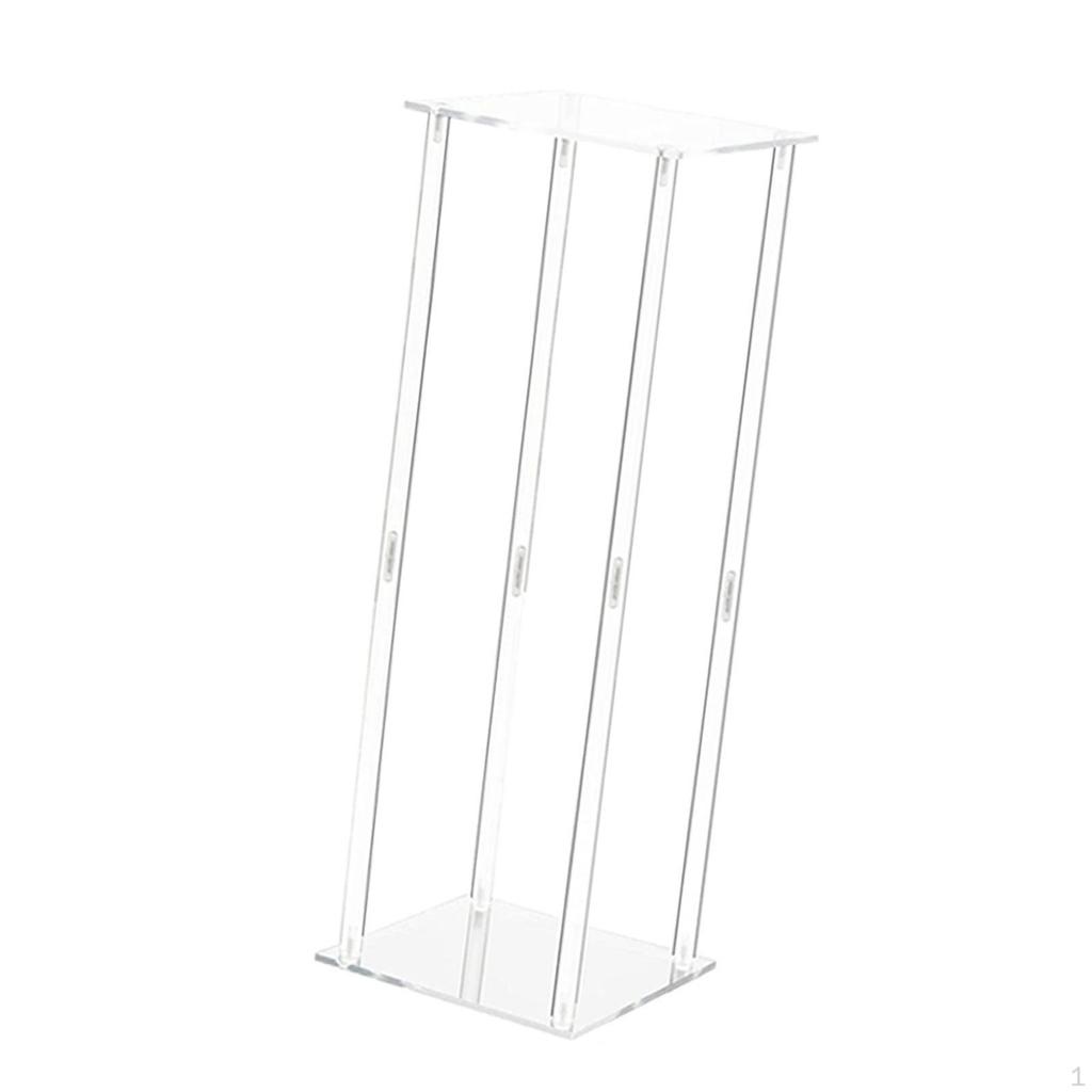 Акриловая подставка для цветов ваза напольный прозрачный пьедестал свадебные центральные украшения для дома