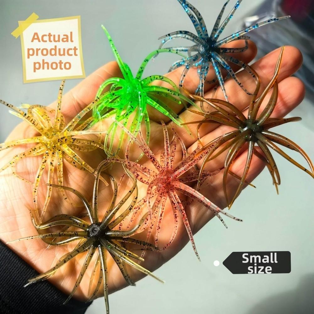 5pcs Set S/M/L Fishing Bait Floating Design Sea Fishing Lure Sea Urchin Lure  Fishing Accessories