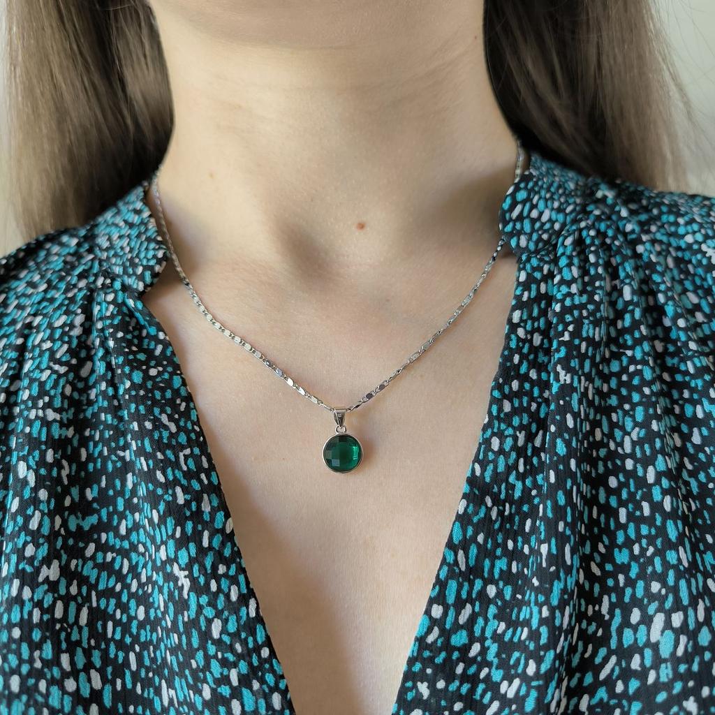Серебряная подвеска с фианитами (60002287)
