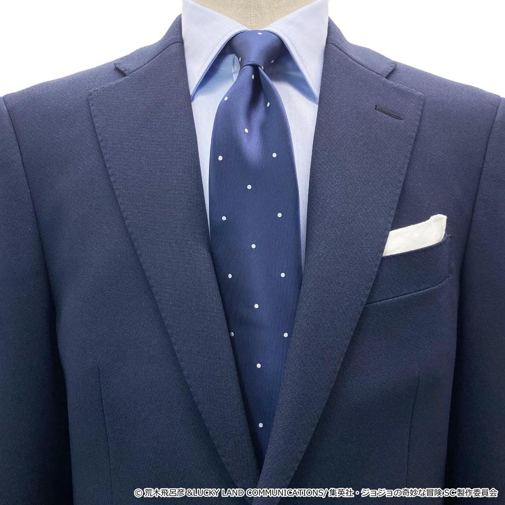 Necktie Bizarre Adventure Part 3 Necktie Iggy Navy 6 Standard [Florence Spec] JoJo's JJN000005-011
