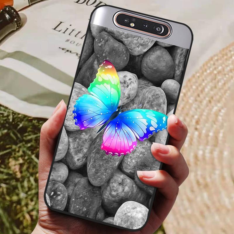 Чехол для Samsung A80 Силиконовая задняя крышка Чехол для телефона Для Samsung Galaxy A80 Чехлы для Galaxy A 80 A805F A805 Мягкий бампер Funda