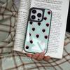 Ins корейская черная клубника для чехла мобильного телефона Apple 16/17 iPhone15 конденсация воды 13 нишевый 12 личность 14