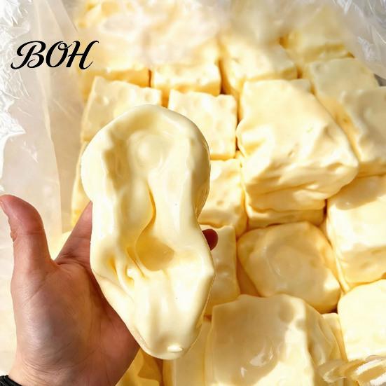 TPR Sensory Toy Fake Cheese Stress Relief Toy, Squeezable Cube Gadget Anxiety Relieving Hand Exercise for Kids and Adults Slow Rebound