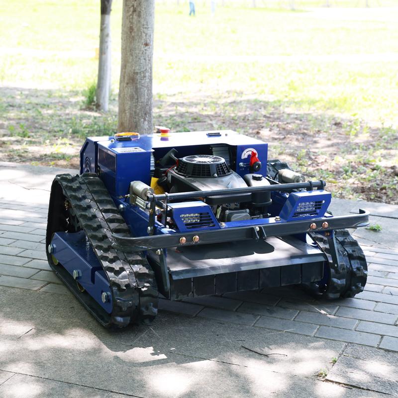 CE EPA Certified Crawler Remote Control Lawn Mower for Orchard Hillside Slope Grass Weeding Machine