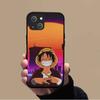 KK-38 One Piece Ace Soft Black Case for iPhone XR 14 15 11 12 13 6 7 8 X XS Pro Max Samsung S22 S23 S21 S24 FE Ultra S8 Plus