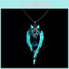 Кулон Северный Волк Король со Светодиодной Подсветкой для Городских Модных Аксессуаров