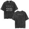 Washed Vintage Singer Yungblud IDOLS Album Merch Tshirt Men Women Clothing Fashion Short Sleeve Cotton Casual Oversized T Shirt
