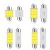 10 шт. Светодиодные лампы C5W C10W Festoon 12V 7000K COB - Освещение салона, чтения, багажника, номерного знака автомобиля