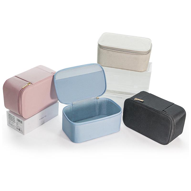 Портативная косметичка большой емкости из искусственной кожи