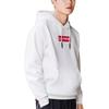 Li Ning Коллекция спортивной моды Толстовки Унисекс Белый С капюшоном Утепленная Обычный AWDRC33-1