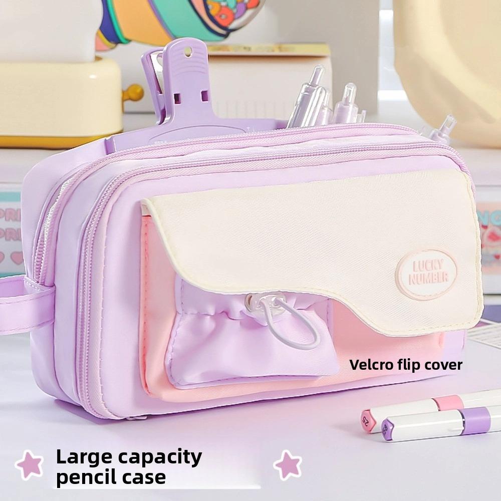 Cosmetic Storage Stationery Storage Bag Large Capacity Pen Pencil Case Student
