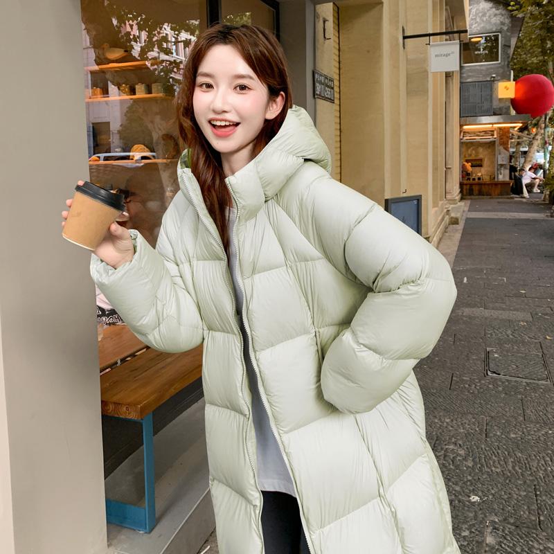 Autumn Winter Thicken Warm Parka Women Casual Sweety Solid Color Big Pocket Loose Long Hooded Coat Jackets Outwear