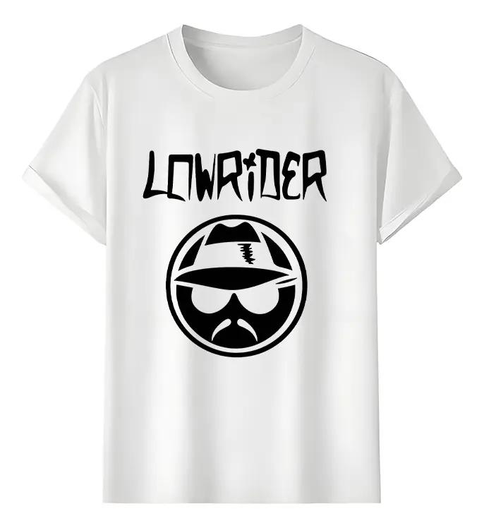 Tshirt Muscle Freaks Lowrider Estilo Hombre Camiseta Negra