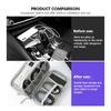 Car Storage Bag Earphone USB Data Cable Travel Organizer For KIA Sportage 2016 2017 2018 Sephia Stonic Carens ED7