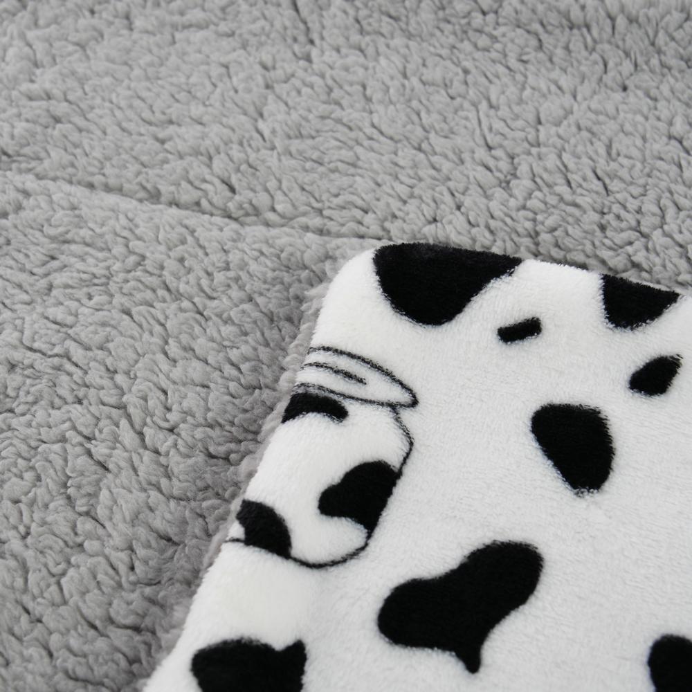 Коврик для кровати для домашних животных Ультрамягкий моющийся коврик для кровати для домашних животных для маленьких, средних и больших собак Двусторонний флисовый ящик для собак Коврик для питомника Кошачья кровать Фланелевое толстое одеяло