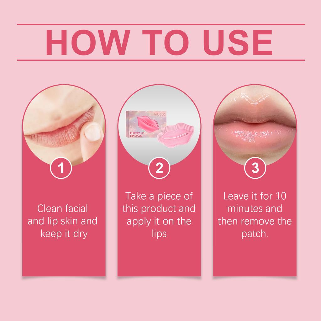 Пластырь для губ Lip Care Patch нежно питает и увлажняет кожу вокруг губ, очищает кератин, пластырь для губ, коллагеновая маска для восстановления морщин на губах, 5 шт., 2 мл