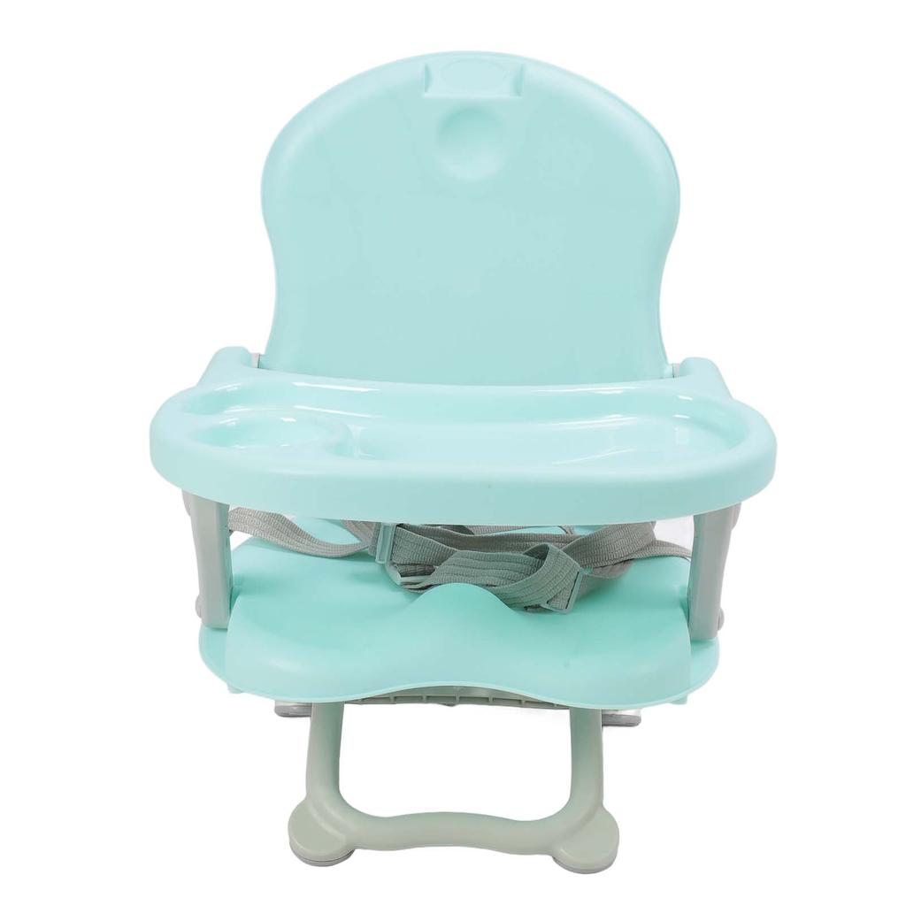 Складной стульчик для кормления малышей со съемным подносом, регулируемая высота, легко моется, портативный для младенцев