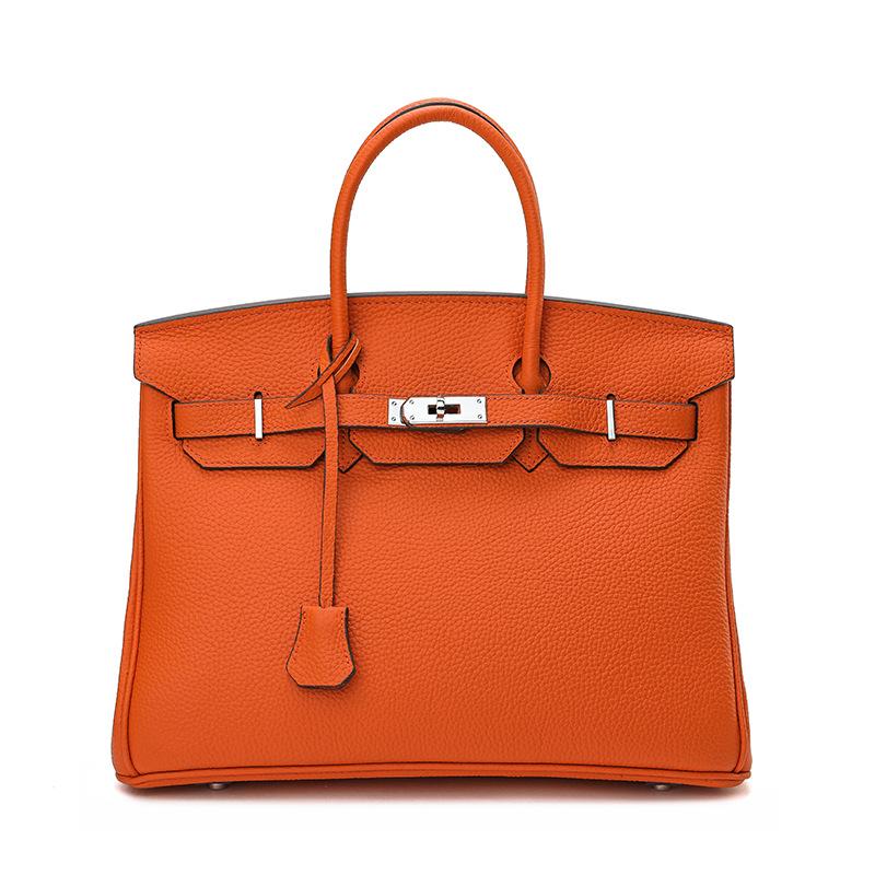 Новая серебряная пуговица с рисунком личи, многослойная сумка из воловьей кожи, платиновая сумка, ручная платиновая сумка, модная женская сумка на плечо из натуральной кожи