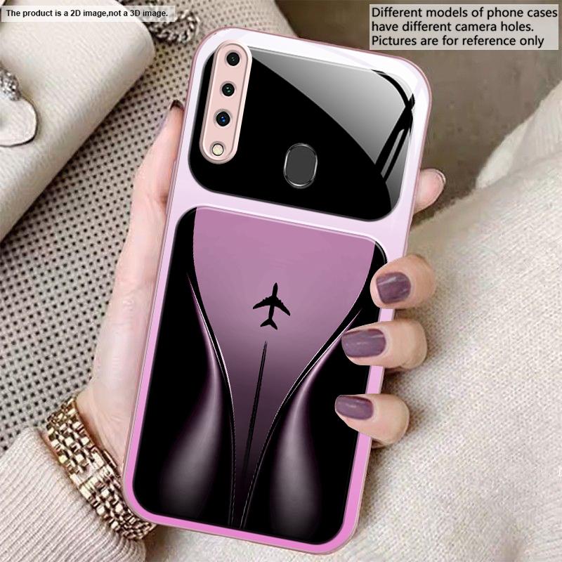 Самолет в постепенном полете Для Samsung A20 30 22 23 24 25 26 31 32 33 34 35 42 50 51 52 53 54 55 56 70 71 72 73 стеклянный чехол для телефона