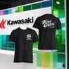 Мужская летняя футболка с логотипом гоночной команды Kawasaki 100% хлопок Женская футболка 2025 Новый модный спортивный топ для мужчин