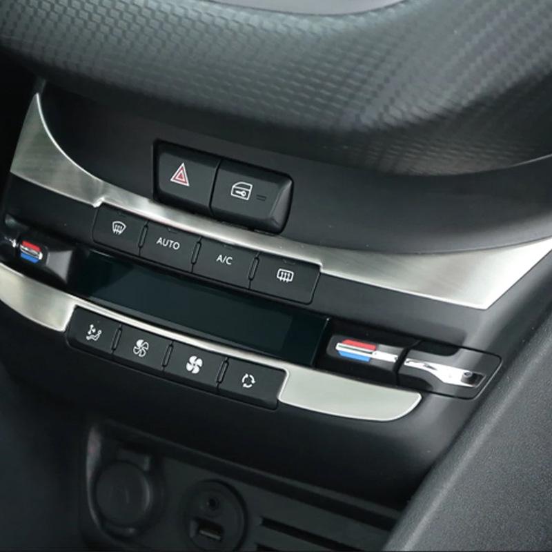 Fits 2014-2018 Peugeot 2008/208 AC Switch Sequin Sticker