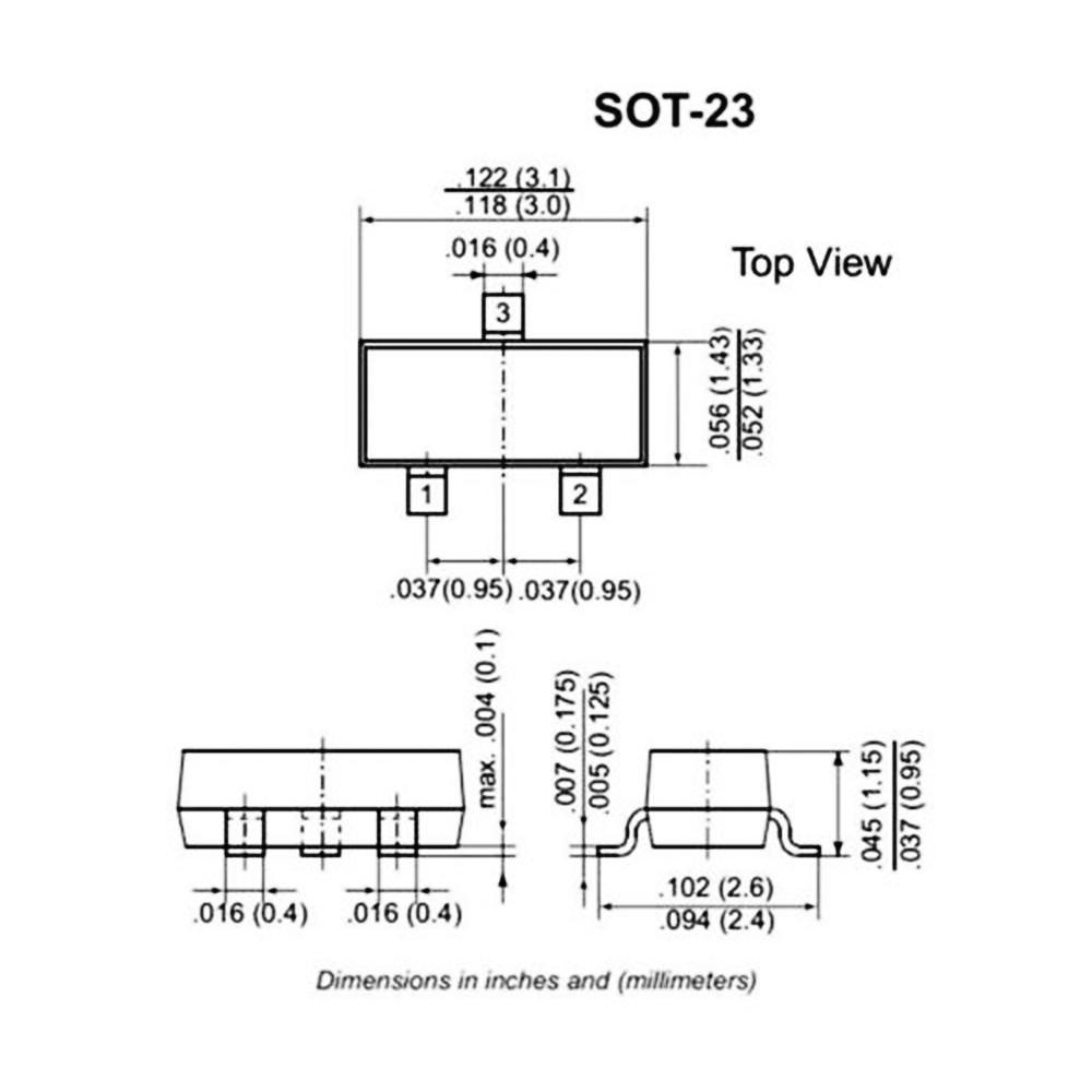 100 шт. SS8550 Y2 SOT-23 Транзисторы PNP Кремниевые SOT23 Double S сильноточные SMD ТРАНЗИСТОРЫ