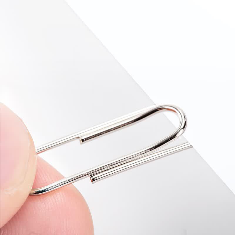 Deli 29mm Nickel-Plated Paper Clips