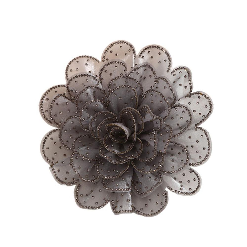 3D большой тканевый цветочный патч многослойная одежда аппликации нашивка на одежду украшение одежды