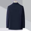 Spring and Autumn New Wool Men's Jackets for Middle-aged and Elderly Dads Spring and Autumn Business Casual Lapel Jackets