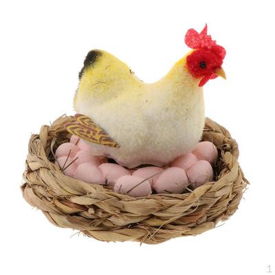 Курица откладывает яйца, семейная модель животного, фигурка, домашняя вечеринка