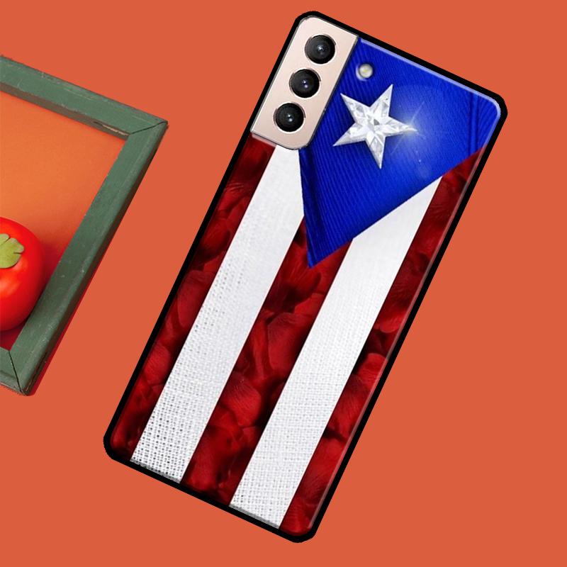 Чехол с флагом Пуэрто-Рико для Samsung Galaxy S23 S22 Plus S8 S9 S10 Note 10 Note 20 Ultra S20 FE S21 Ultra Coque