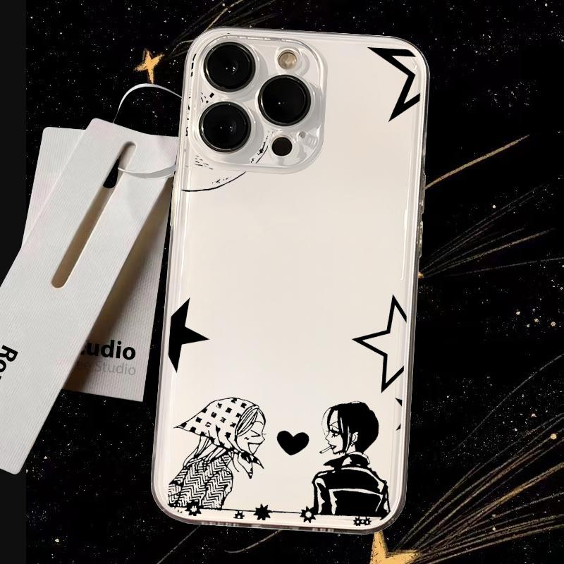 Чехол для телефона Япония Аниме Нана Осаки Для iPhone 17 16 15 11 12 14 13 Pro Max Mini X XS XR 7 Plus 17E Air Ударопрочный Чехол Fundas